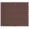 vidaXL Balkonsko platno rjavo 90x800 cm 100 % poliestrski oxford