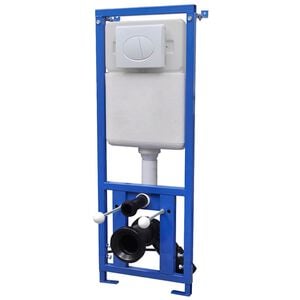 vidaXL Vgradni Splakovalnik za Stensko WC ?koljko 11 L 41x14x(110-125) cm