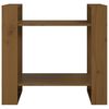 vidaXL Knjižna omara/pregrada medeno rjava 60x35x57 cm trden les