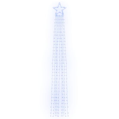vidaXL Lučke za novoletno jelko 320 LED diod modre 375 cm