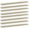 vidaXL Dodatne police za omaro 8 kosov sonoma hrast 80x10x1,5 cm