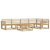 vidaXL Zunanja garnitura za sedenje 6 pcs Bela 79 x 79 x 37 cm