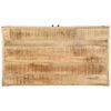 vidaXL Klubska miza s predalom Rjava 90 x 50 x 40 cm Masiven les manga