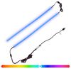 vidaXL LED trak 110 cm večbarvno PVC