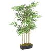 vidaXL Umetno bambusovo drevo 730 listov 120 cm zeleno