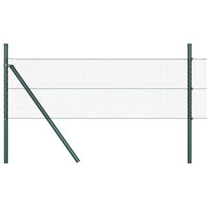vidaXL Heksagonalna podpora za ograjo 50 x 0,8 m Jeklo s PVC premazom