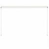 vidaXL Zložljiva tenda 200x150 cm krem