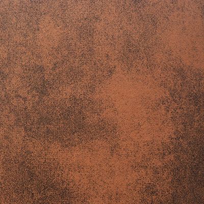 vidaXL Kavč dvosed umetni semiš rjave barve