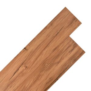 vidaXL Deske za talne obloge Rjava 5,26 m&sup2; 18 kos PVC