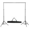 vidaXL Studijski komplet s svetilkami, dežniki, ozadjem in odbojnikom