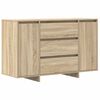 vidaXL Strani &scaron;al Sonoma hrast 120 x 41 x 75 cm Inženirski les
