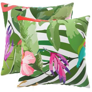 vidaXL Prevleka za blazino 2 pcs HEERLEN večbarvno 30 x 30 cm