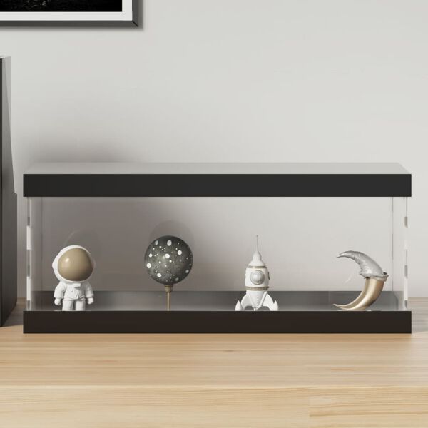 vidaXL Razstavna škatla prozorna 34x16x14 cm akril