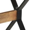 vidaXL Jedilna miza 140x70x76 cm robusten mangov les