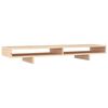 vidaXL Stojalo za zaslon 100x27x14 cm trdna borovina
