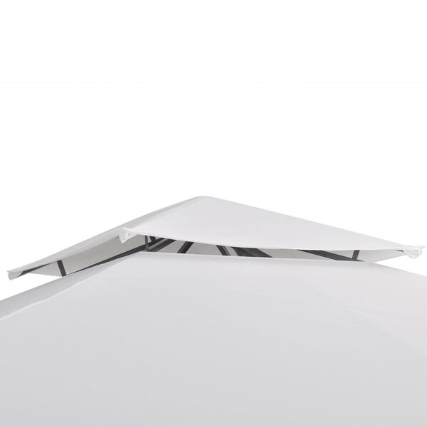 vidaXL Vrtni šotor 3x3 m bele barve