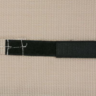 vidaXL Vzglavnik za ležalnik krem 40x7,5x15 cm iz tekstila