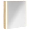 vidaXL Kopalni&scaron;ka ogledalna omara Sonoma hrast 63,5 x 15,5 x 70 cm