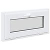 vidaXL Okno za klet RISOR 80 x 40 cm PVC in steklo
