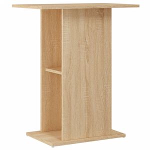 vidaXL Stojalo za akvarij, hrast sonoma, 60,5 x 36 x 72,5 cm, inženirski les