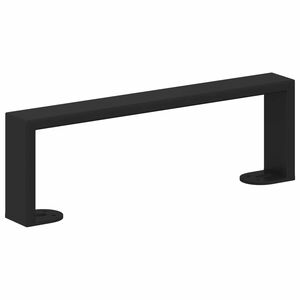vidaXL Kosi pohi&scaron;tva 12 kos Črna 311 x 40,5 x 100 mm elezo