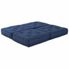 vidaXL Modularni kavč 2 pcs Indigo 140 x 70 x 36 cm blago