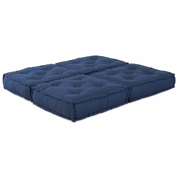 vidaXL Modularni kavč 2 pcs Indigo 140 x 70 x 36 cm blago