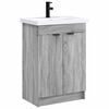 vidaXL Komplet pohi&scaron;tva za kopalnico Siva Sonoma 78,5 x 37,5 x 81 cm