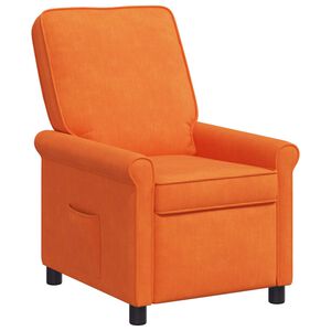 vidaXL Naslonjač na ležanje Oranžna 69 x 95 x 101 cm Blago