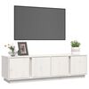 vidaXL TV omarica bela 140x40x40 cm trdna borovina
