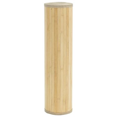 vidaXL Preproga pravokotna svetlo naravna 70x200 cm bambus