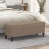 vidaXL Klop taupe 100x35x41 cm blago