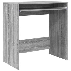 vidaXL Miza Siva Sonoma Inženirski les 77.5 x 43 x 79 cm