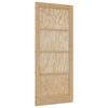 vidaXL Notranja vrata 86 x 198,5 cm Vezani les Naravna