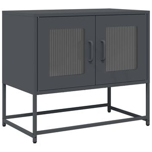 vidaXL TV omarica antracit 68x39x60,5 cm Hladno valjano jeklo