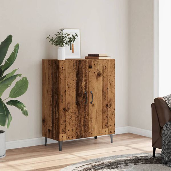 vidaXL Komoda starinski les 70x34x90 cm inženirski les