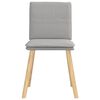 vidaXL Jedilni stoli 4 kosi Cloud Grey Fabric