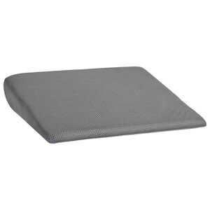 vidaXL Blazina za sedež Siva 39 x 38 x 8,5 cm PU pena