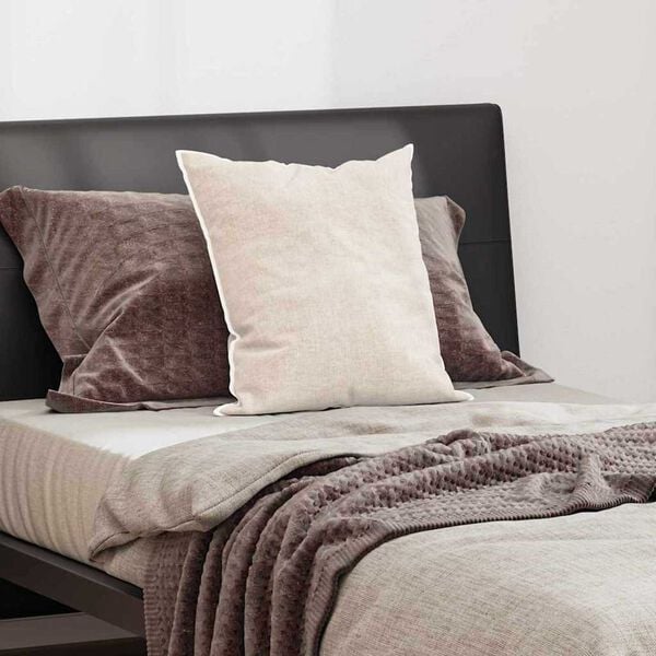 vidaXL Vzglavnik z blazino Bela 61 x 41 x 20 cm Poliester