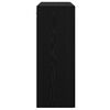 vidaXL Strani &scaron;al Črna Orehovina 69,5 x 34 x 90 cm Konstruiran les