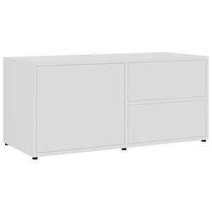 vidaXL TV omarica bela 80x34x36 cm iverna plo&scaron;ča