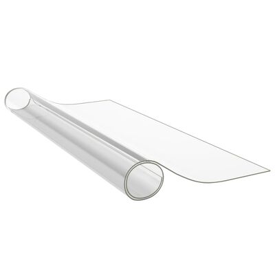 vidaXL Zaščita za mizo mat 90x90 cm 2 mm PVC