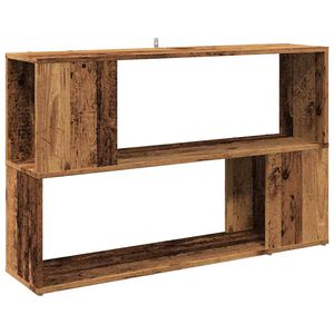 vidaXL Knjižna omara starinski les 100x24x63 cm iverna plo&scaron;ča