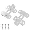 vidaXL Zaklep za vrata 2 pcs srebrna 70 x 8 mm Jeklo