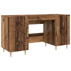 vidaXL Miza Star les Inženirski les 140 x 50 x 75 cm