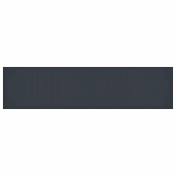 vidaXL Vrtna jedilna garnitura s blazinami 17 pcs Antracit PP