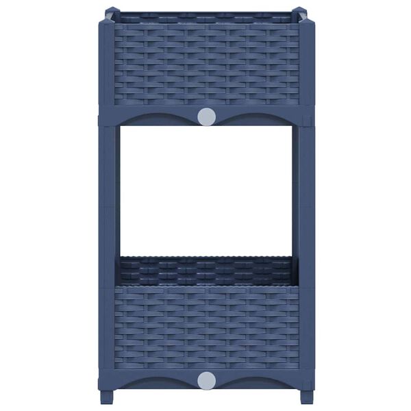 vidaXL Visoka greda 40x40x71 cm polipropilen