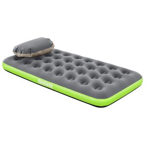 Bestway Zračna vzmetnica Siva in zelena 188 x 99 x 22 cm PVC