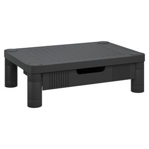 vidaXL Stojalo za monitor črno 43x30,5x13 cm