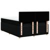 vidaXL Box spring posteljni z vzmetnico črn 140x190 cm blago
